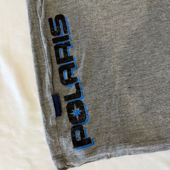 Polaris Men's Gray and Black T-Shirt Size Large - Picture 4 of 6